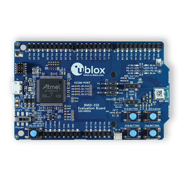 BMD-350-EVAL u-blox  Cartes de kits d'évaluation et de développement RF